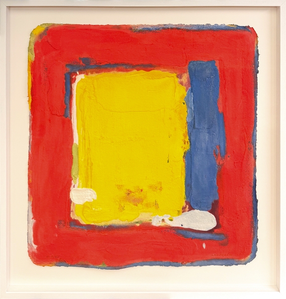 BOGART Bram - Geel en blauw in rood